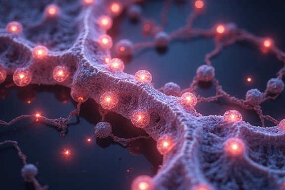 Imagen abstracta representando el metabolismo y la energía