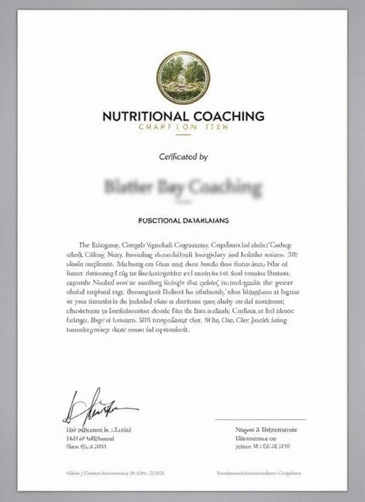 Certificación en Coaching Nutricional.